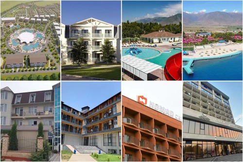 Hotels and boarding houses in Issyk-Kul: What is the room capacity of 196 holiday homes? (contacts, addresses) – Tazabek